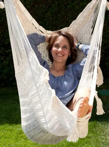 Mexikói nettó függő szék - Deluxe - Természet by MacaMex MA-10030 color vidéki t&aacute;j / bézs