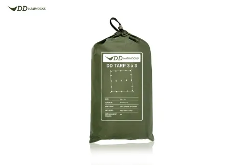 DD Tarp 3 x 3 meter Forest green by DD Hammocks DD-21390 color green