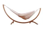 Hammock Set Siesta Grande + Brasil Premium Natur by MacaMex MA-90102 color natur / beige
