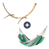 Siesta Grande Deluxe Brasil Comfort Premium Verde Set by MacaMex MA-90153 color green