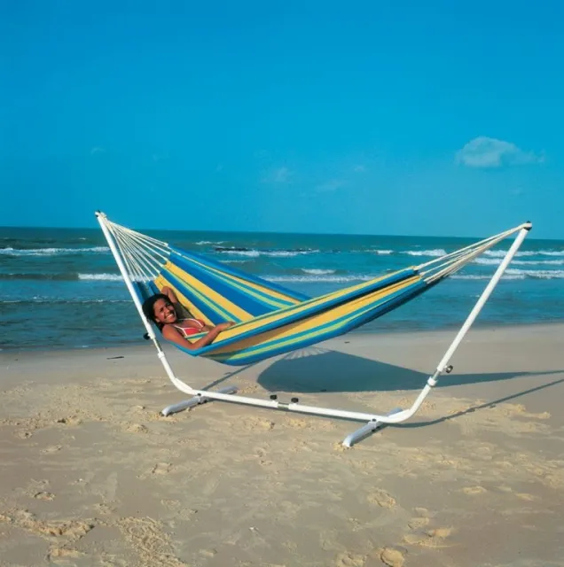 Hammock Lambada melon with Hammock Stand Vario Gala white by Amazonas AZ-4022000  AZ-1014170-OLD color n/a