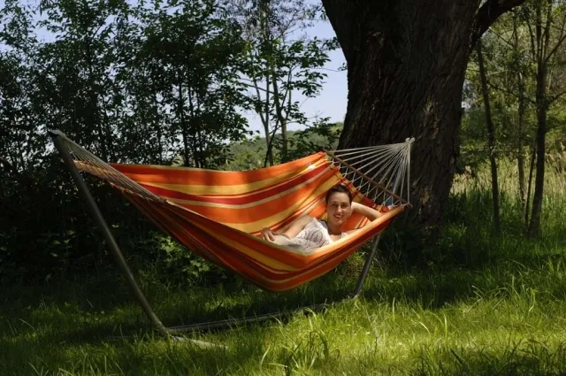 Hammock Brasilia mango with Hammock Stand Sumo by Amazonas EL-3802000 AZ-1065300 color multicolor