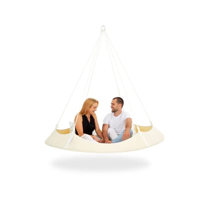 Lettino sospeso crema 1,8 m, resistente alle intemperie by Hangout Pod TI-HAB18WENW color creme