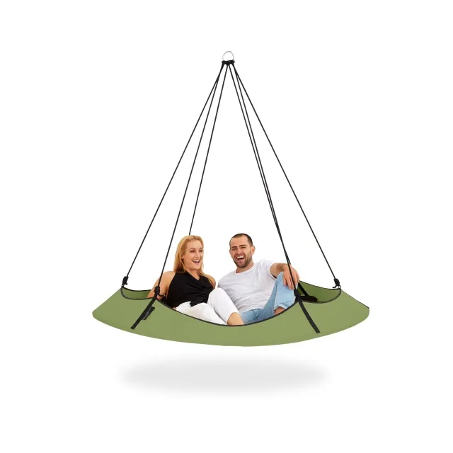HangoutPod in gray-green, weatherproof by Hangout Pod TI-HAB18BKSE color green