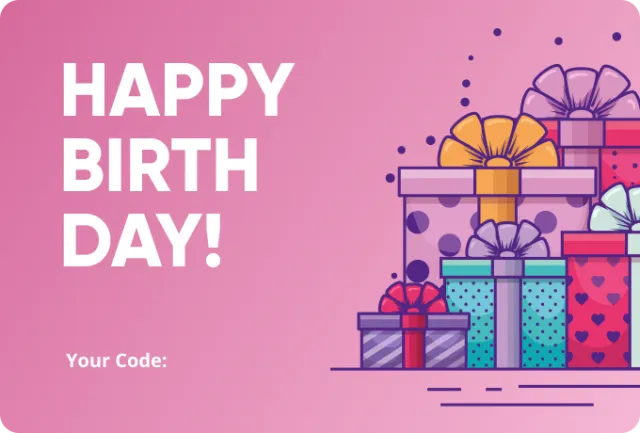 Gift Card Happy Birthday MA-GIFT-BIRTHDAY2