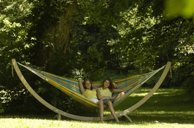 Wooden Hammock Stand - Olymp Barbados lemon combination by Amazonas AZ-4045300  AZ-1018220-OLD color n/a