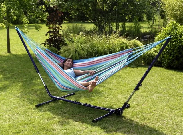 Hammock-Set Baiana Blue by LaSiesta ME3BA3 color blue
