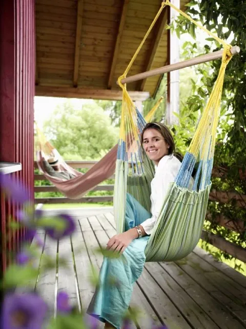 Hammock Chair Sonriente C160 Green by LaSiesta LS-SOC16-4 color grön