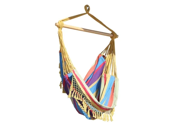 BRASILIANISCHER HÄNGEMATTENSTUHL by Vivere VI-B520 color vícebarevný