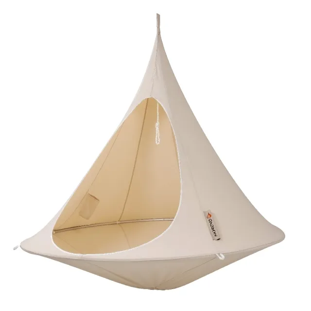 Hamac double natural white by Cacoon HI-DW001 color white