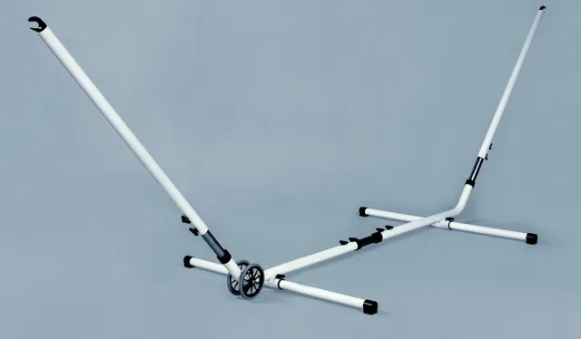 Cuba Gigante steel Hammock stand by MacaMex MA-20071 color creme