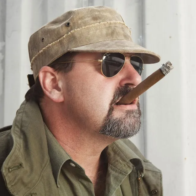 Real Deal Brazil Cuba Libre militärische Stil Kappe by Real Deal Brazil TRD-CL color sand