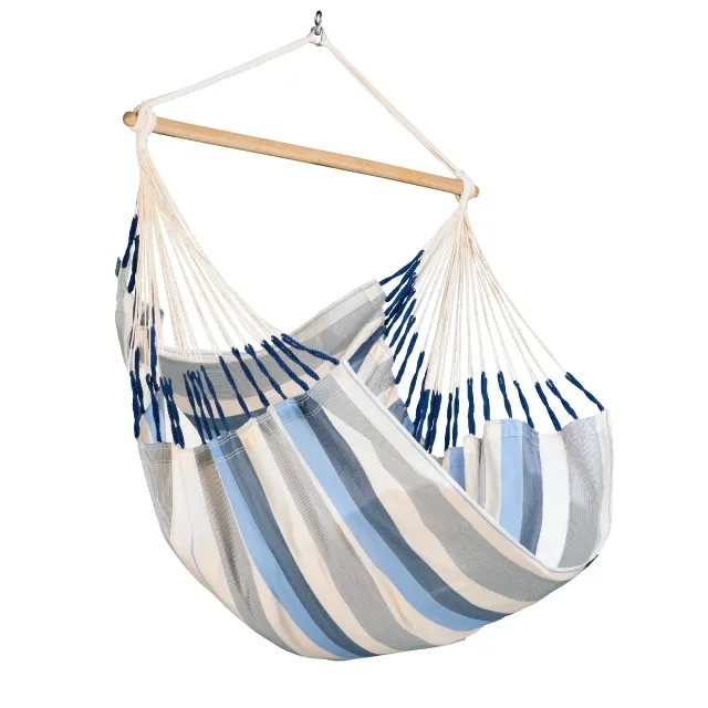Domingo Sea salt Comfort Hanging Chair resistente alle intemperie blu chiaro by LaSiesta LS-DOL18-13 color blue