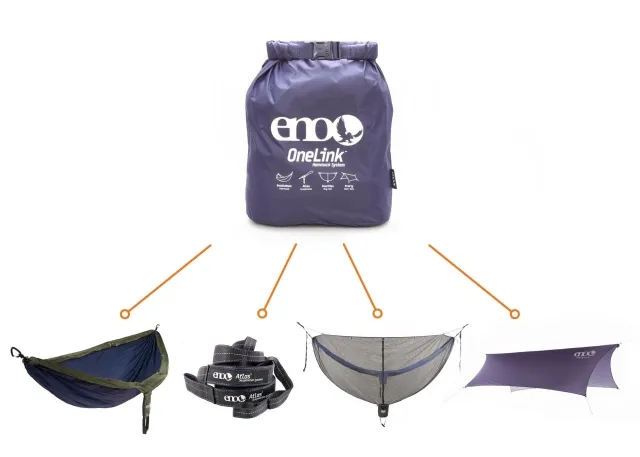 OneLink Hammock System navy blue by ENO EN-LNK001 color green