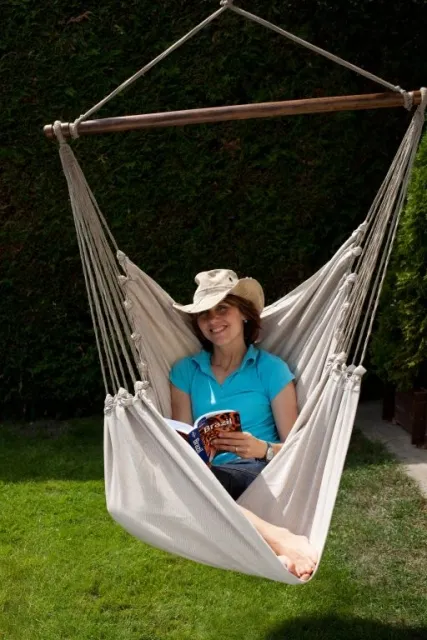Hanging Chair Lazy + Cayo Grande Natur by MacaMex MA-91210 color natur / beige