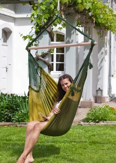 Chaise suspendue Mares Vert MAC18-5 by LaSiesta LS-MAC18-5 color vert