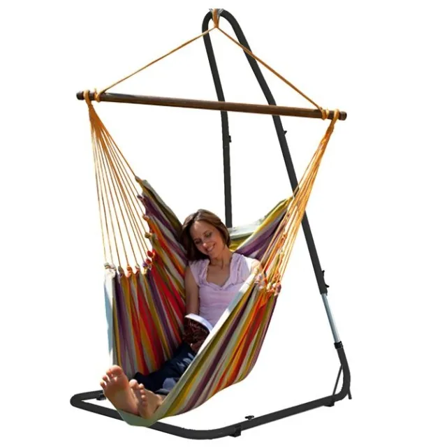 Hanging Chair Set Lazy + Cayo Grande Costa Rica by MacaMex MA-91212 color multicolor