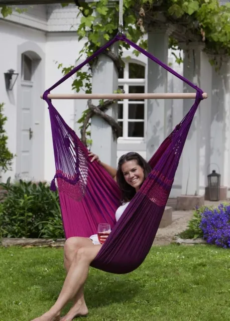 Swing Chair Mares La Siesta fuchsia MAC18-7 by LaSiesta LS-MAC18-7 color różowy