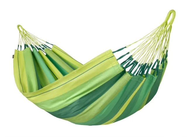 Modesta Jungle - Yhden hengen riippumatto luomupuuvillasta, vihreä 300 cm by LaSiesta LS-MOH14-44 color vihreä