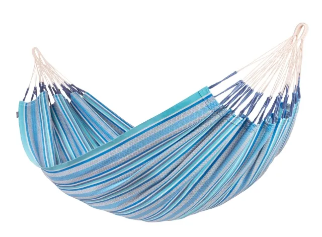Modesta Azure - Kahden hengen riippumatto luomupuuvillasta, sininen by LaSiesta LS-MOH16-X3 color sininen