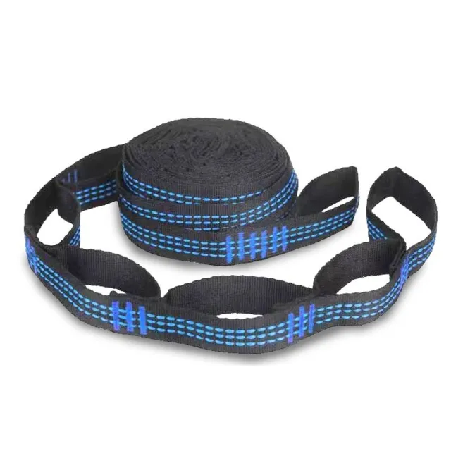 DD Sangles d'arbre avec 15 boucles (2x) by DD Hammocks DD-22912 color black