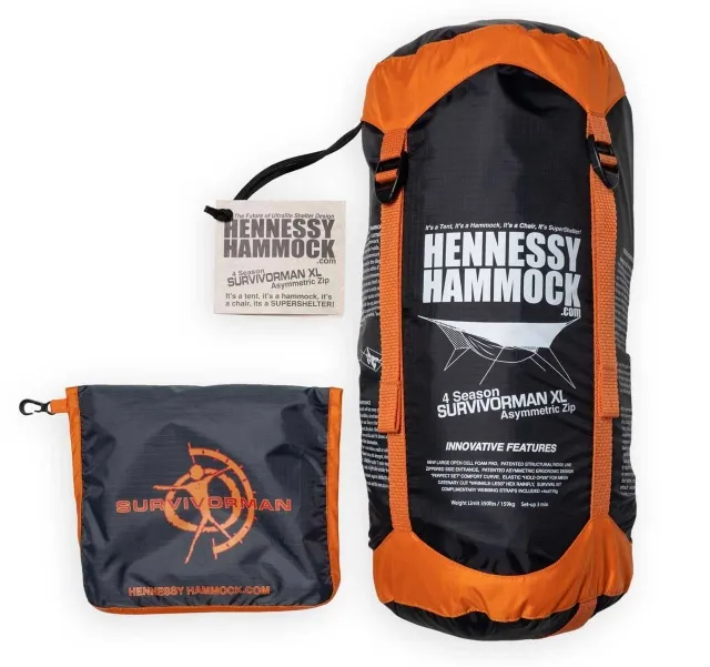 4Season Survivorman Zip Xl by Hennessy Hammocks HH-M346 color morena