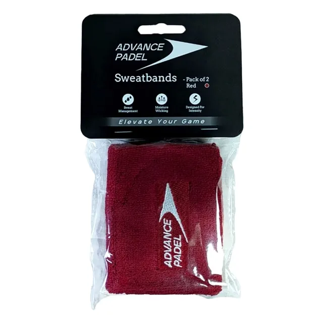 Sweatband Pack Of 2 Red by Advance Padel AP-79112 color röd