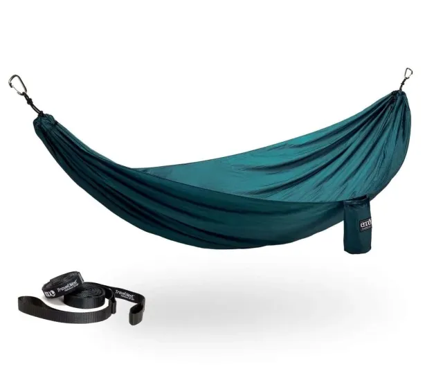 TravelNest Hammock + Straps Combo Marine by ENO EN-TRN054 color blue