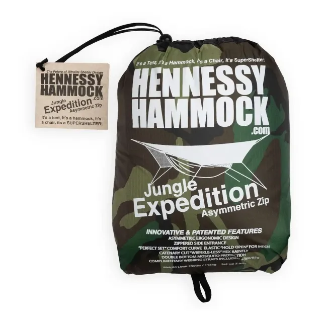 Jungle Expedition Zip Woodland by Hennessy Hammocks HH-M118 color camuflar