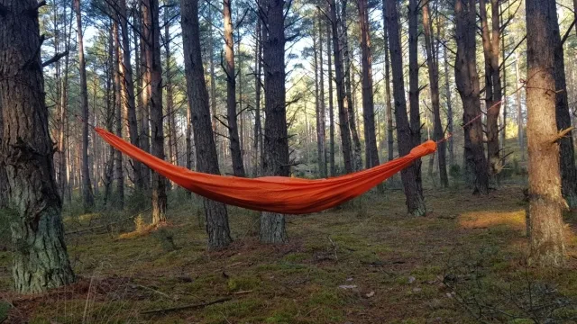 Hamac Zen orange by Bushmen BU-ZEHAORA color orange