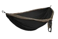 Double nest hammock khaki - black by ENO EN-DH010-OLD color beis