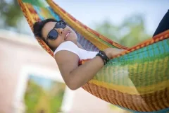 Amaca a rete messicana - Doppia multicolor by MacaMex MA-00020 color multicolor