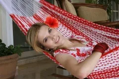 Dvojna viseča mreža Amaryllis Plus by MacaMex MA-00222 color multicolor