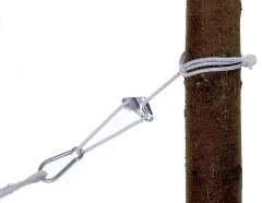 Smartrope for suspension of hammocks and swing chairs 1 piece