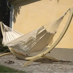 Siesta Grande Deluxe + Brasil Comfort Premium Natur Macrame by MacaMex MA-9010F3 color natura / beige