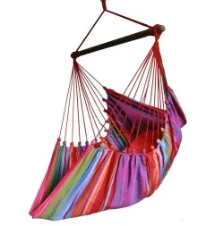 Cayo Grande Colorido - Chaise suspendue XL coton d'Amérique du Sud by MacaMex MA-11106 color multicouleur