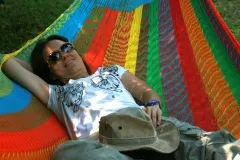 Mexican matrimonial hammock multicolor weatherproof by MacaMex MA-00630-OLD color bunt