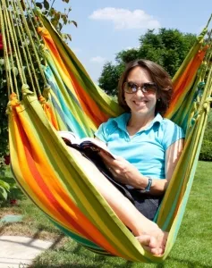 Cadeira suspensa Cayo Verde by MacaMex MA-11009 color multicor