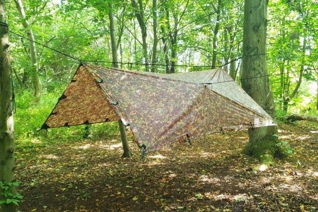Bâche polyvalente et résistante 650 g/m² 4x4 m vert couverture de camping  protection jardin 02_0002 - Bâches (9389948)