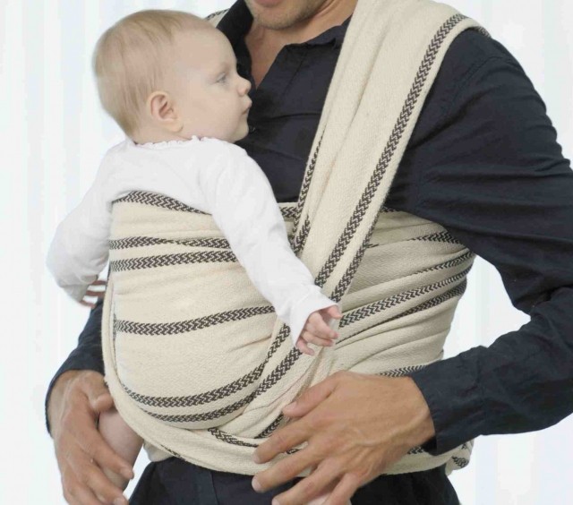 Baby Carry Sling do Brasil Cappuccino 450 cm by Amazonas AZ-5060380-OLD color vidéki táj / bézs