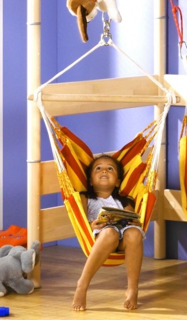 Chica - Children Hanging chair by LaSiesta LS-CHC10-2 color red