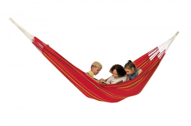 Hammock Currambera H140 red by LaSiesta LS-CUH14-2-OLD color red