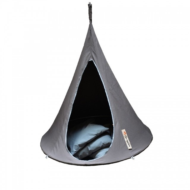 Bebo children hanging chair - taupe by Cacoon HI-BT007 color brown