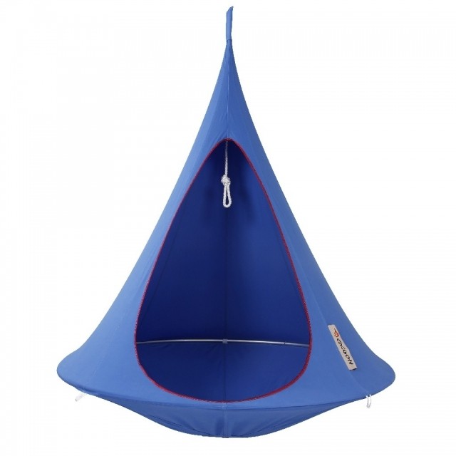 Single hanging chair sky blue by Cacoon HI-SB004 color blue
