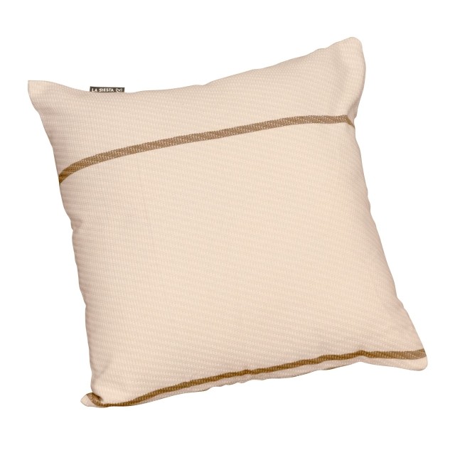 Cariño Nougat - Organic Cotton Hammock Pillow Cover by LaSiesta LS-CAP5S-16 color brown