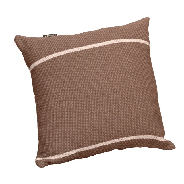 Cariño Chocolate - Organic Cotton Hammock Pillow Cover by LaSiesta LS-CAP5S-66 color brown