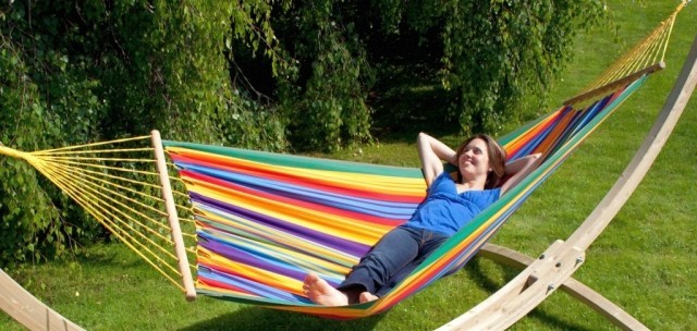 Hammock Set Lancha Grande Caribe MacaTex Paradiso Set by MacaMex MA-90731-OLD color flerfärgad
