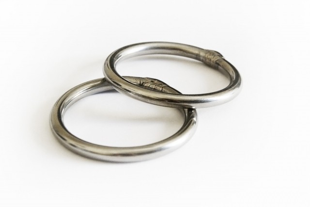 Steel Hammock rings (2x) by DD Hammocks DD-22911 color silver