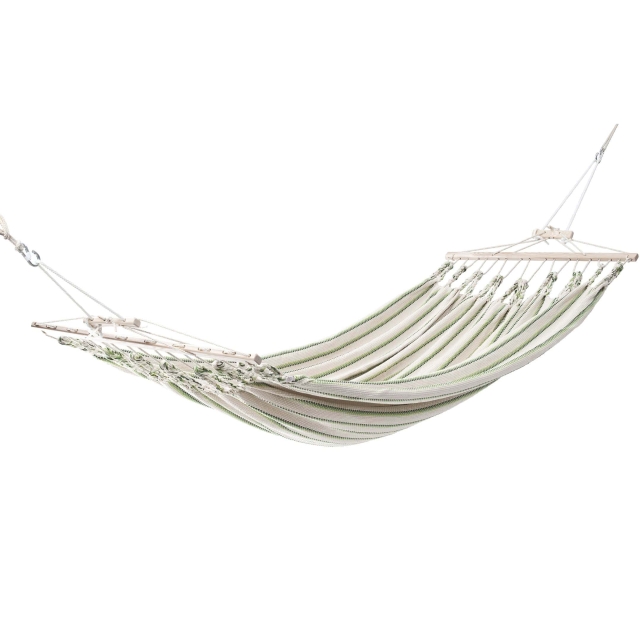 Chico Double Hammock Cotton 2 White-Green by Chico CI-2102 color zelená