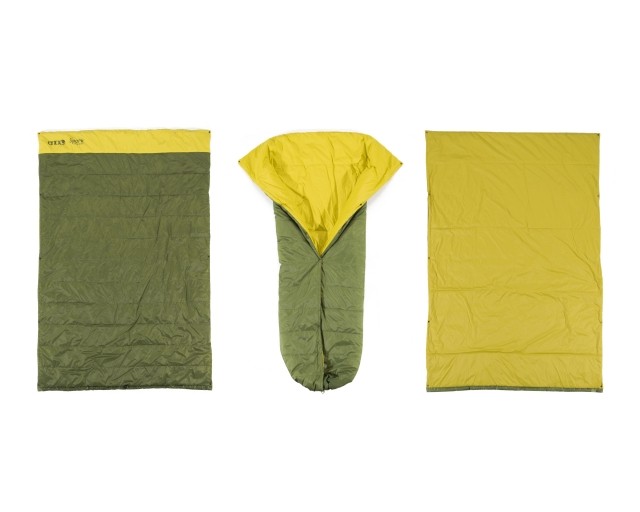 Spark Camp Quilt green camping blanket sleeping bag by ENO EN-A4033 color green